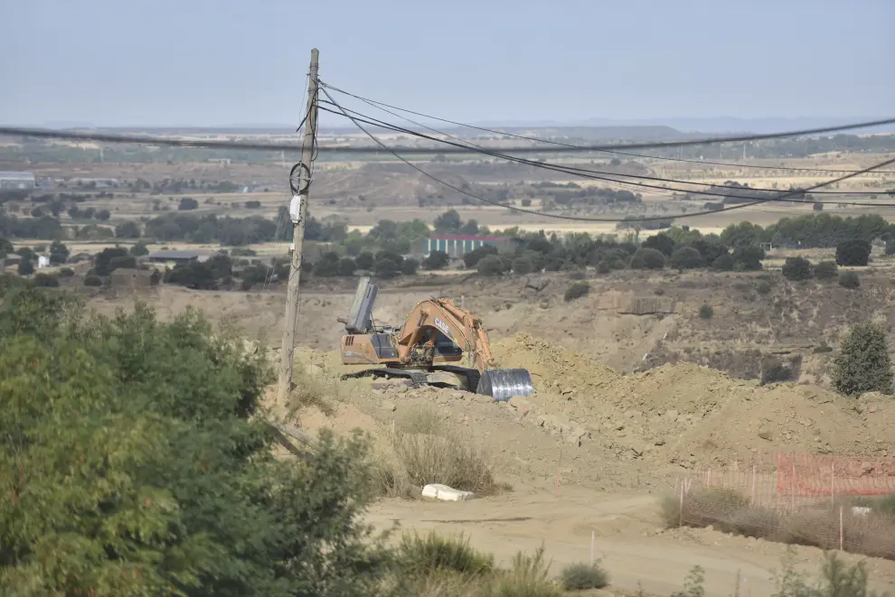 Las obras del último tramo de la autovía Huesca-Siétamo alcanzan el 45% de grado de ejecución.
