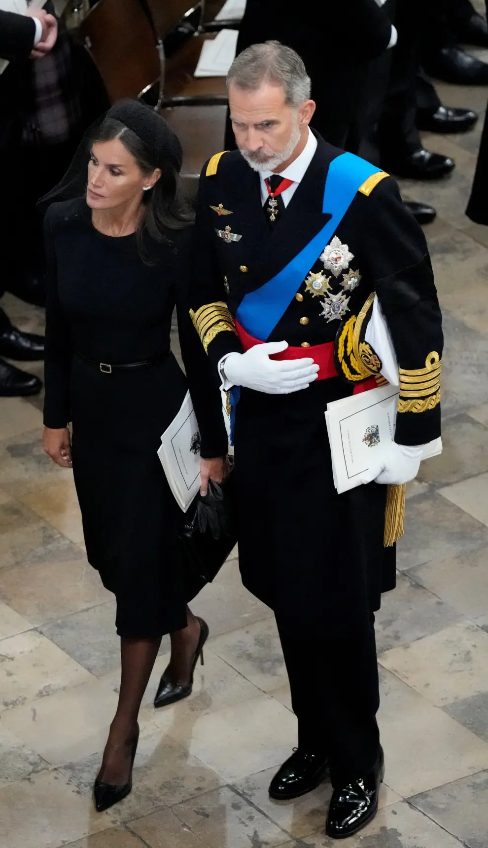 El rey Felipe VI de España y la reina Letizia