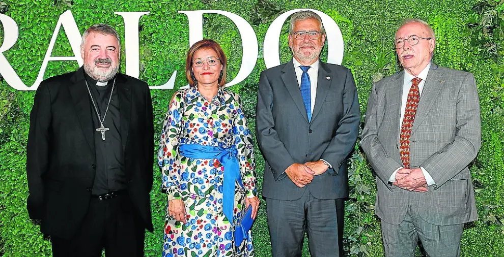Carlos Escribano, Berta Sáez, José Antonio Mayoral y Guillermo Fatás