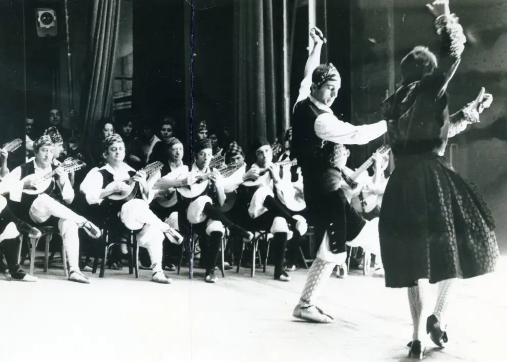 Concurso de Jota en el Teatro Principal, antes de que el certamen se trasladara a la Sala Mozart del Auditorio, allá por 2008.