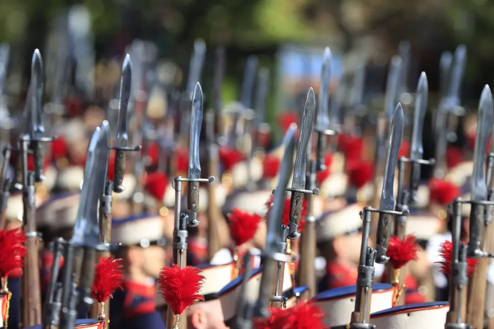 Más de 4.000 militares en desfile del 12-O que recupera el brillo prepandemia