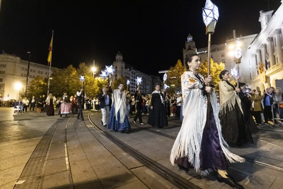 Fotos del Rosario de Cristal en las Fiestas del Pilar 2022