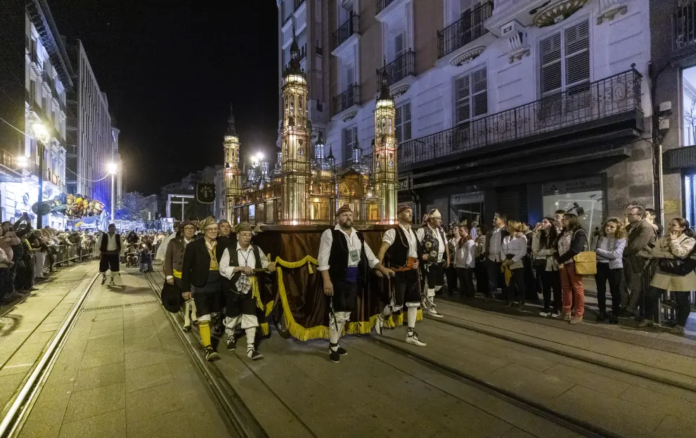 Fotos del Rosario de Cristal en las Fiestas del Pilar 2022