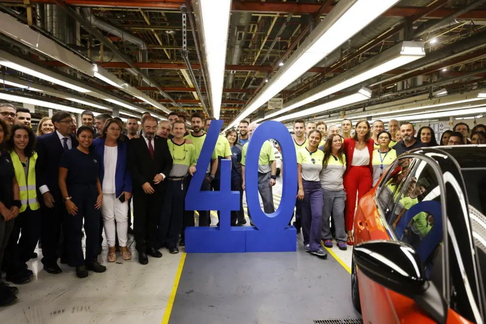 La fábrica de Figueruelas celebra sus 40 años