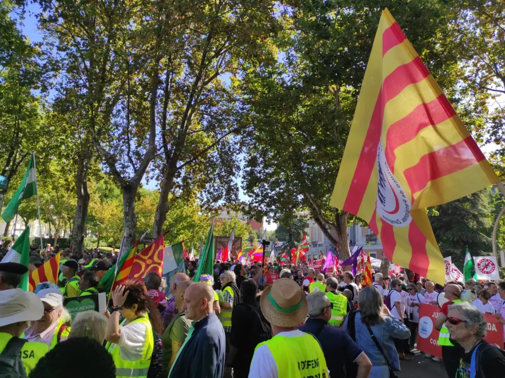 Pensionistas en Madrid