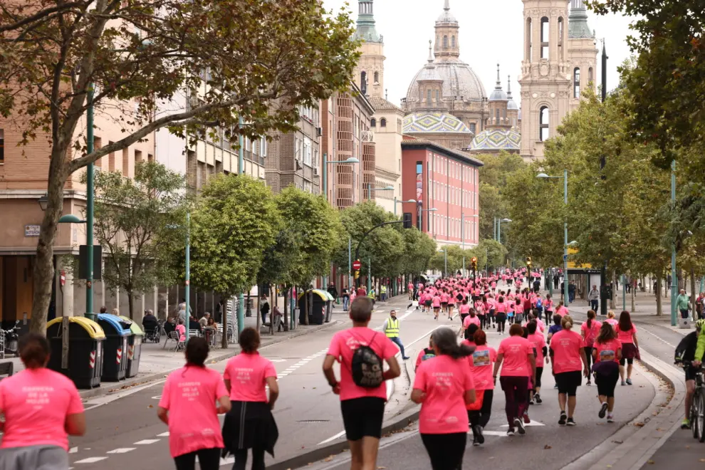 Carrera de la mujer en Zaragoza 2022.