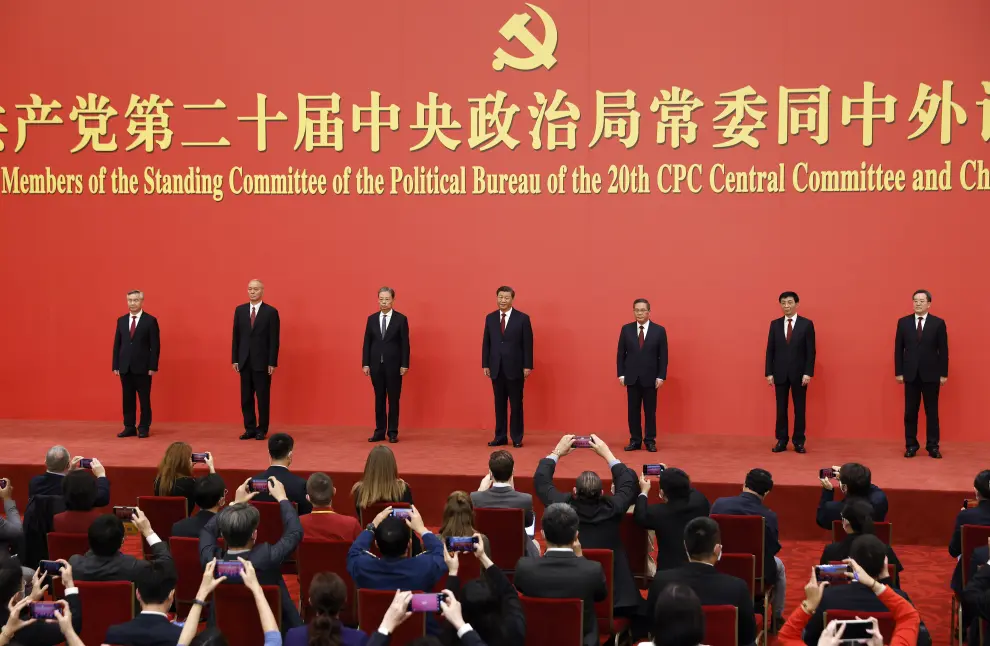 Press conference for the proclamation of the Politburo Standing Committee of the Chinese Communist Party