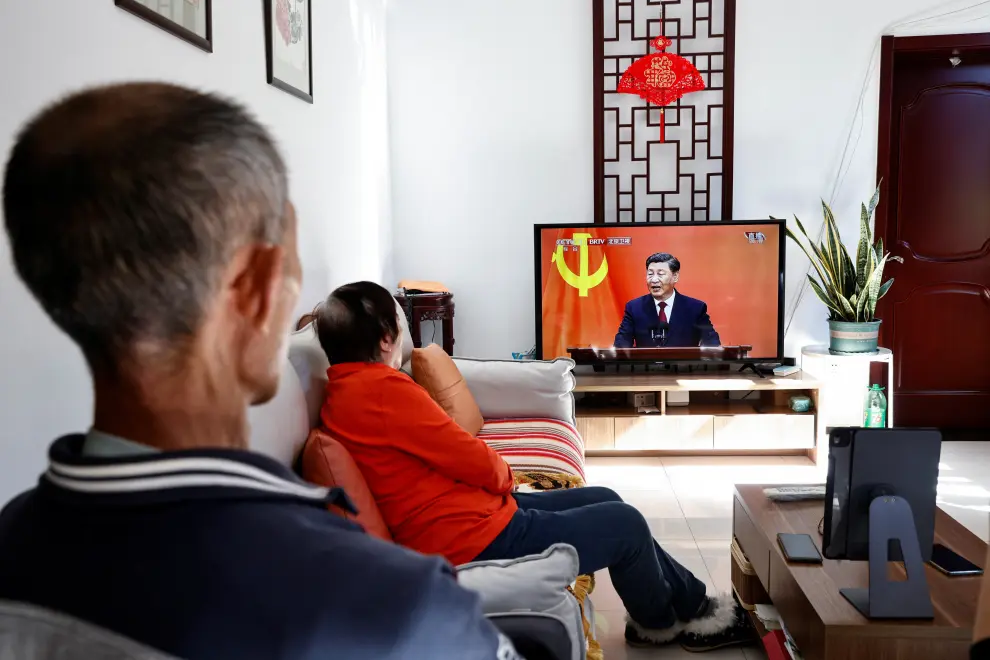 Unveiling of the new Politburo Standing Committee, in Beijing