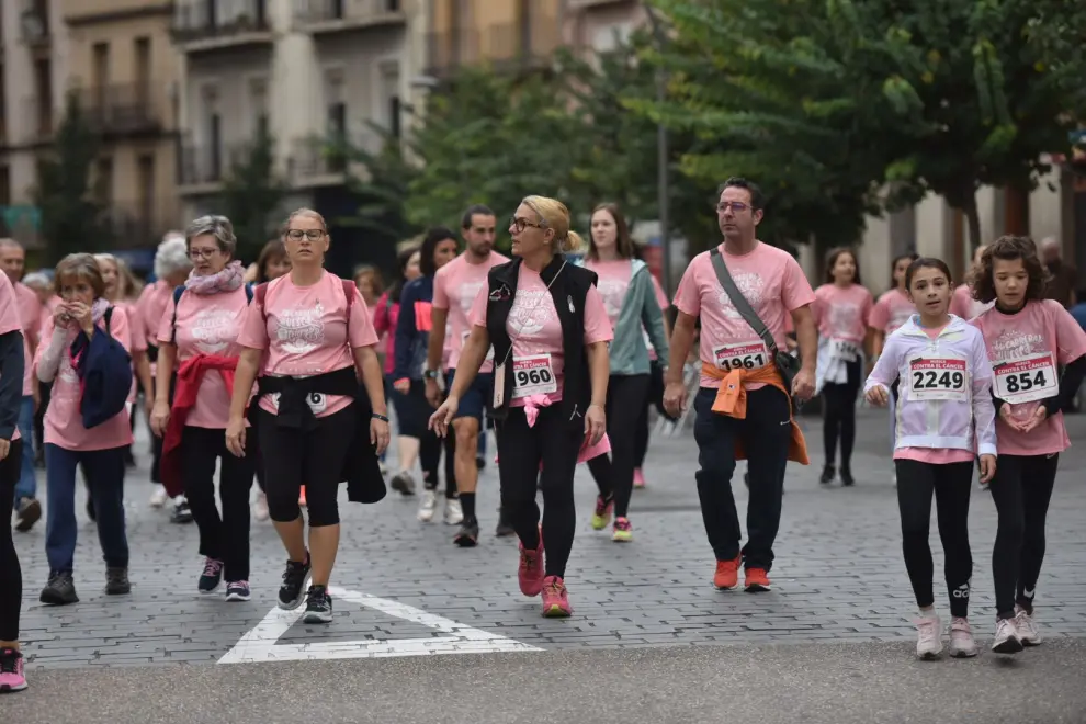 La carrera Huesca contra el cáncer contó con 4.000 participantes.