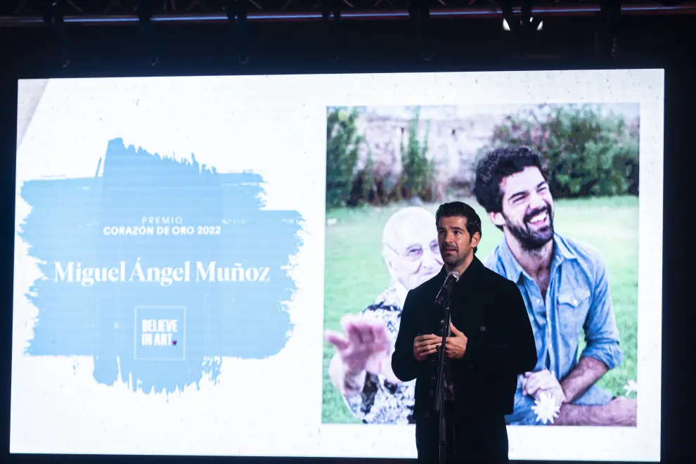 Miguel Ángel Muñoz, protagonista de la gala de Believe in Art en el Museo de Zaragoza