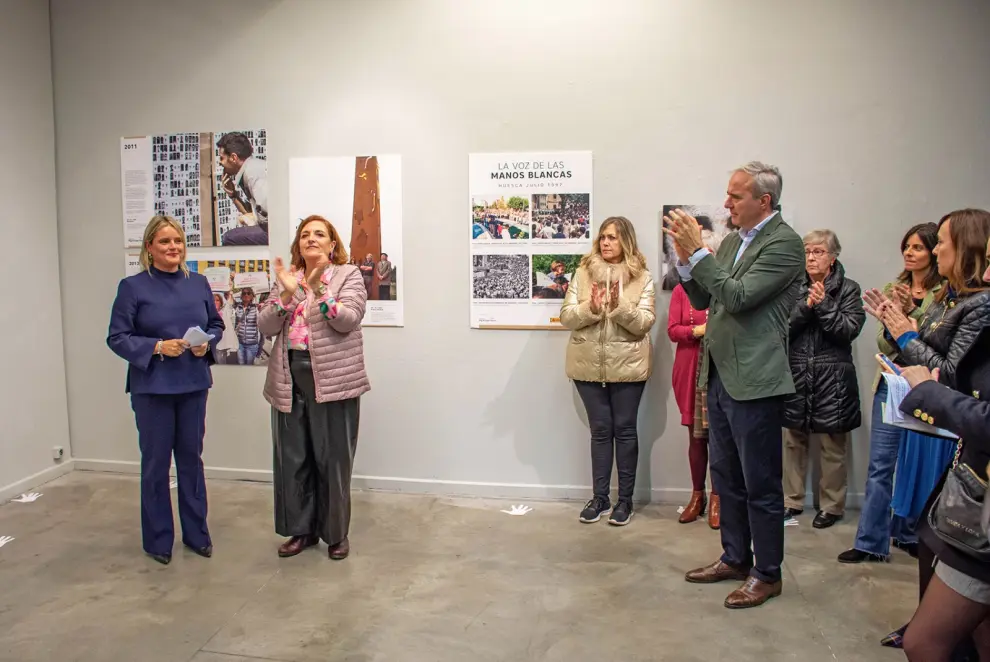 La muestra fotográfica de la Fundación Miguel Ángel Blanco puede verse en el Centro Cultural Manuel Benito Moliner hasta el 2 de diciembre.