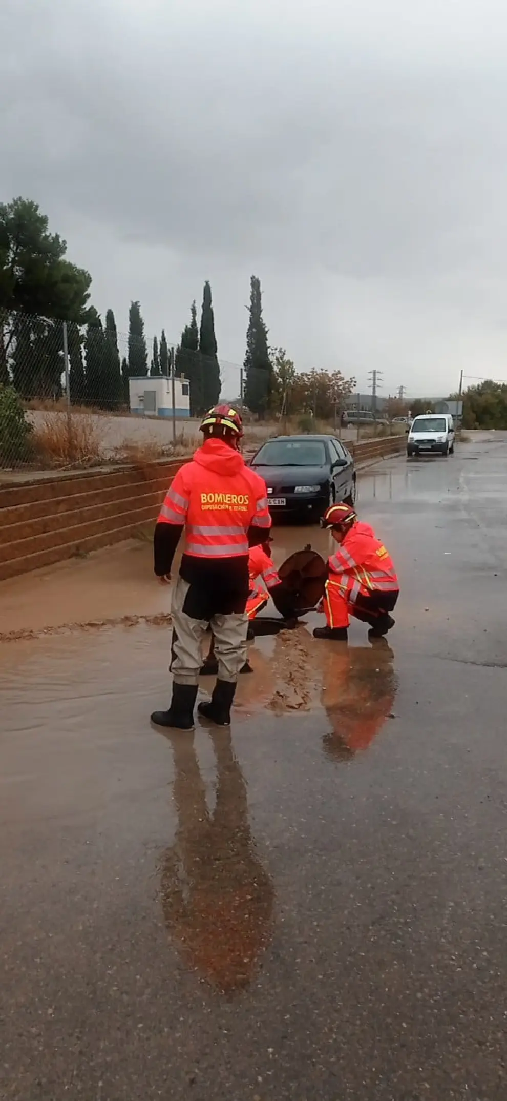 Lluvias en el Bajo Aragón.