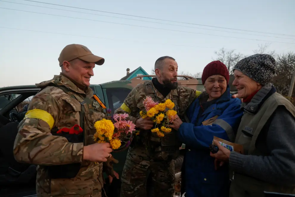 Situación en Jersón, Ucrania, tras el paso de las tropas rusas.