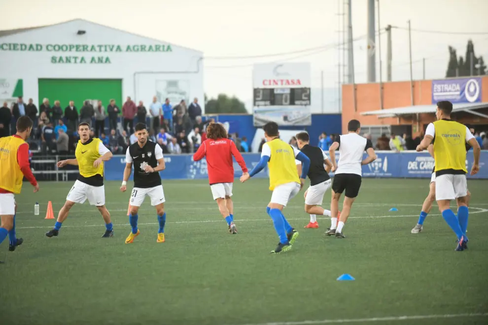 Partido entre el Utebo y el Mérida en la Copa del Rey