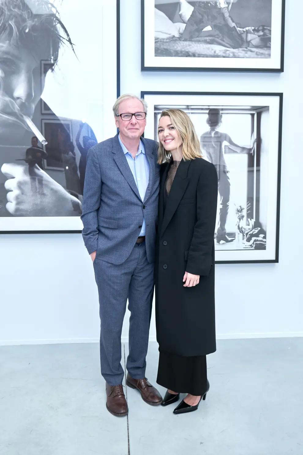 La presidenta de Inditex, con Jimmy Moffat, uno de los tres socios fundadores y actual director gerente de Art + Commerce