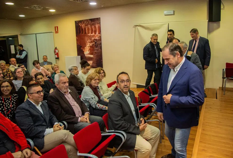 Fotos de la visita del exministro José Luis Ábalos a Calatayud