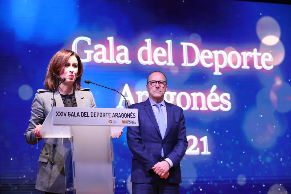 Foto de la XXIV Gala del Deporte Aragonés celebrada en Ejea de los Caballeros