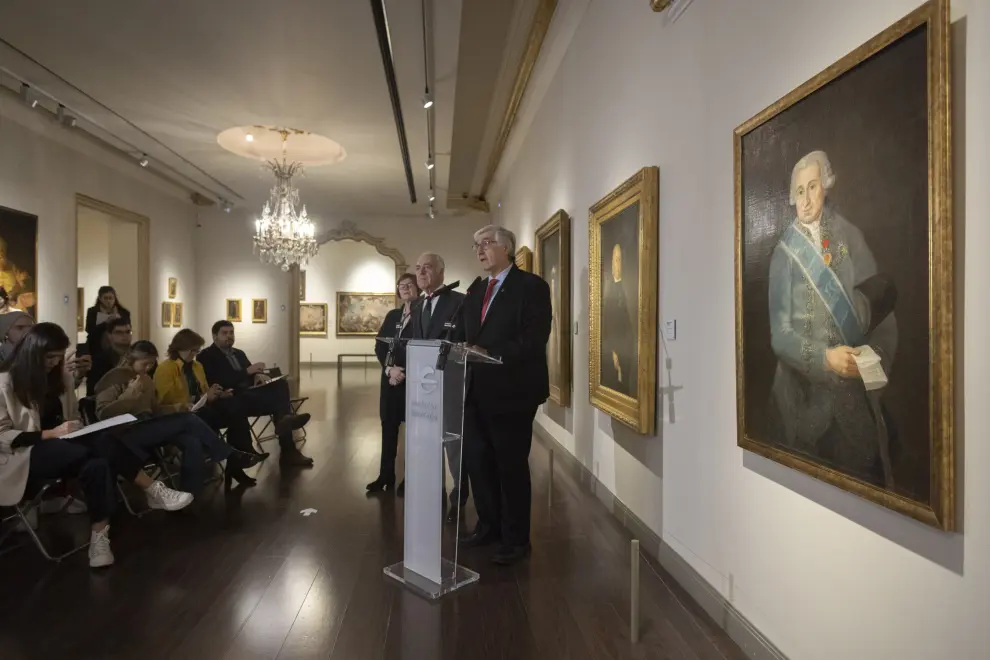 Óleo sobre lienzo 'Miguel de Múzquiz, Conde de Gaus', de Francisco de Goya, se ha incorporado a la colección permanente del Museo Goya de Fundación Ibercaja