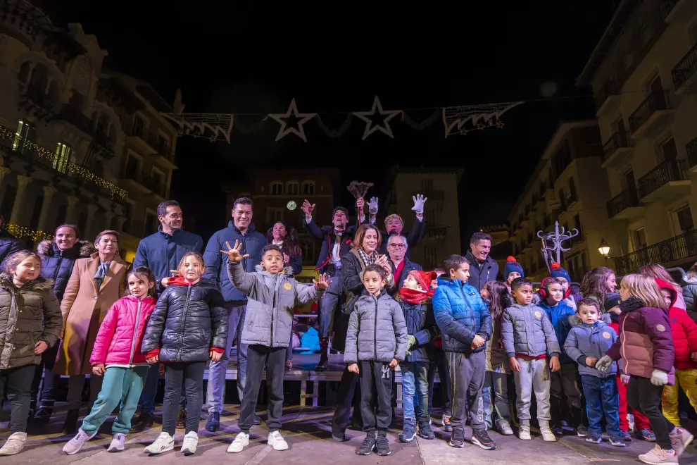Encendido de las luces de Navidad en Teruel.