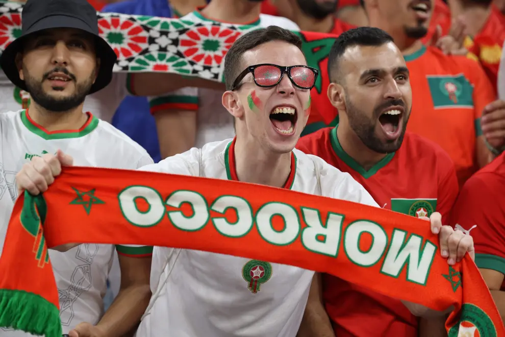 Partido Marruecos-España del Mundial de fútbol de Qatar 2022.