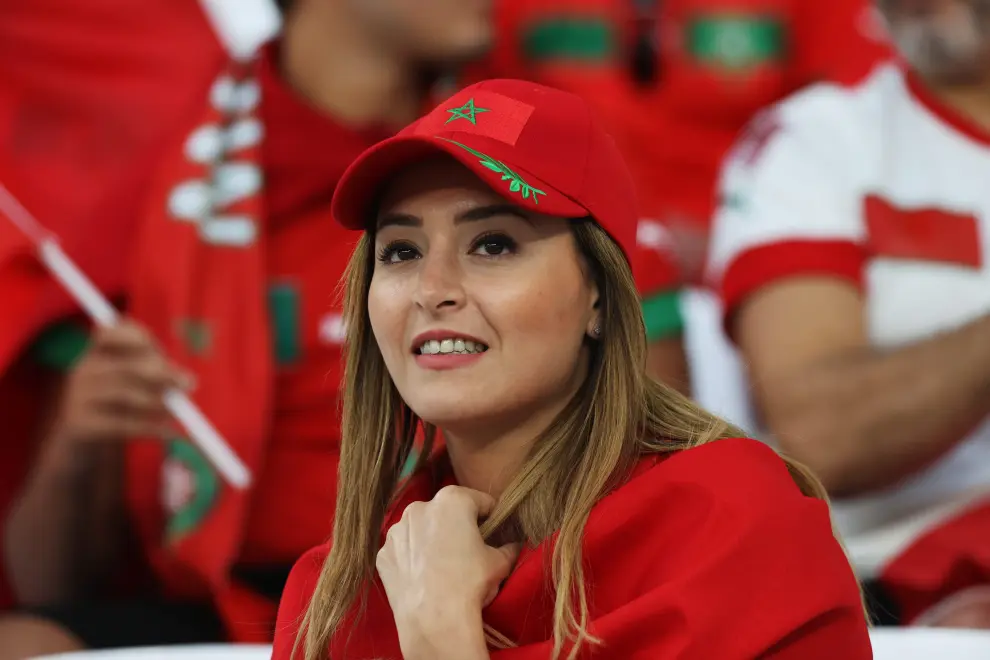 Partido Marruecos-España en el Mundial de fútbol de Qatar 2022.
