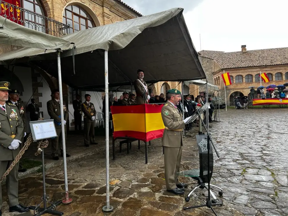 El Regimiento de Infantería Galicia 64 de Cazadores de Montaña de Jaca celebra el Día de la Inmaculada