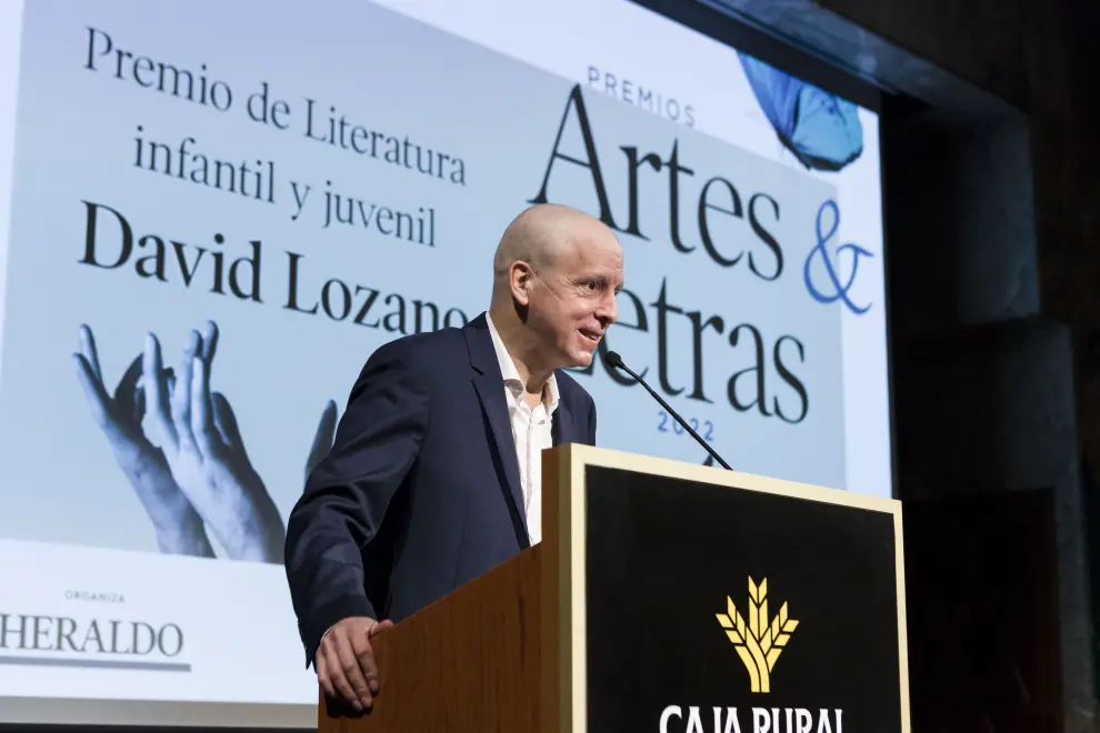 Entrega de los Premios Artes y Letras, el suplemento cultural de HERALDO, en salón de actos de la Fundación Caja Rural