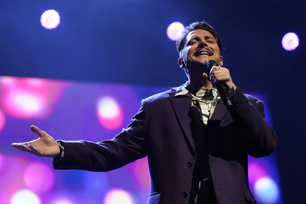 El cantante Manuel Carrasco durante la gala de los Premios Ondas 2022