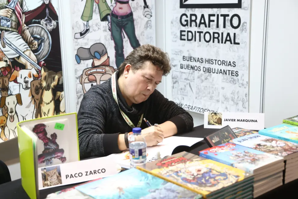 La primera jornada del Salón del Cómic de Zaragoza en su edición de 2022 tuvo una excelente respuesta del público.