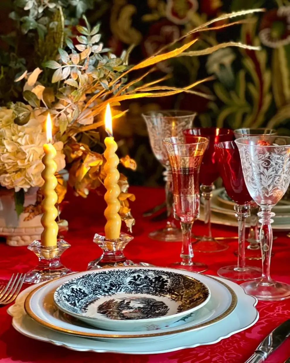 Ideas para decorar la mesa en Nochevieja.