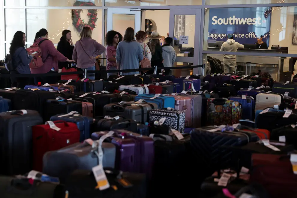 Casi 4.000 vuelos cancelados en EE.UU., más de la mitad de Southwest