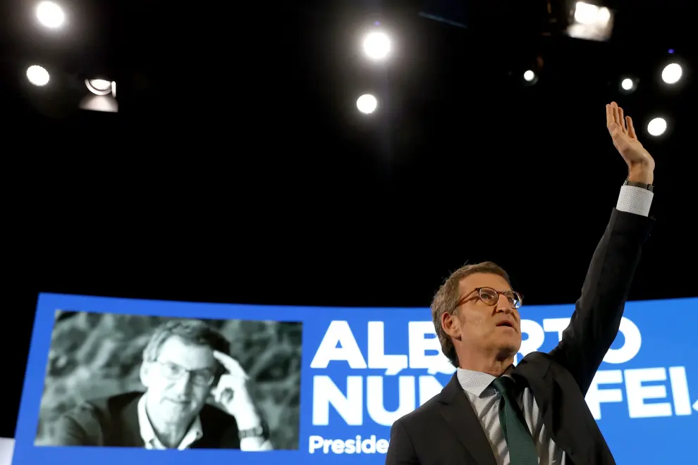 Alberto Núñez Feijóo, nuevo presidente del Partido Popular, tras la salidad de Pablo Casado.