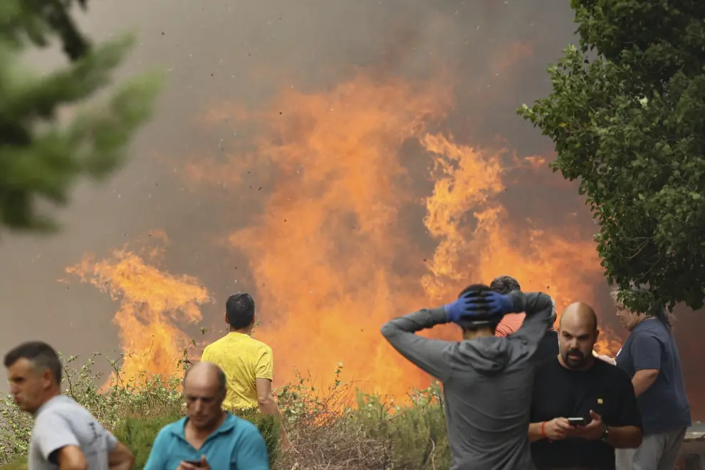 Los incendios, tanto el de Ateca como el del Moncayo, arrasaron decenas de hectáreas ante la desolación de los vecinos y de toda la Comunidad.
