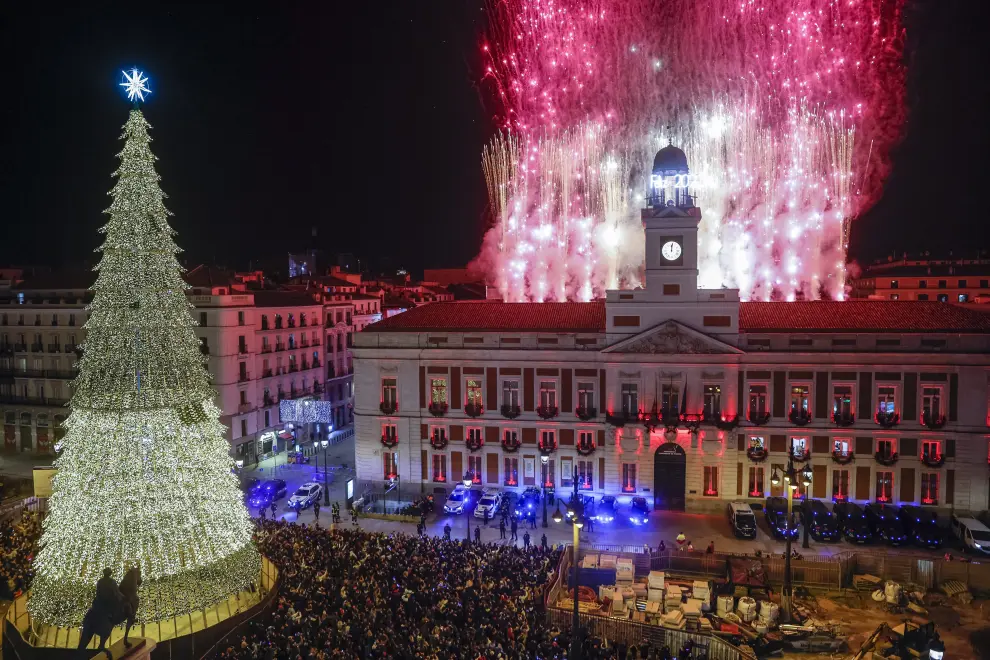 Así se ha celebrado la Nochevieja en España