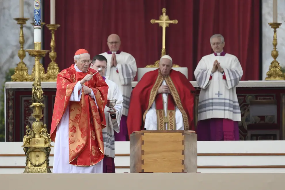 Funeral del papa emérito Benedicto XVI.