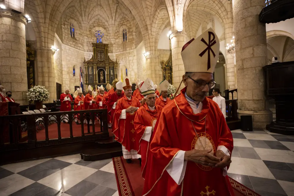 Misa en honor al papa emérito Benedicto XVI en Santo Domingo