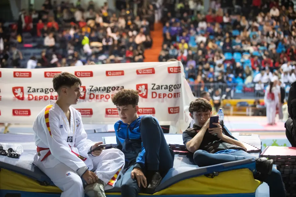 VI Trofeo Ibercaja-Ciudad de Zaragoza de taekwondo, en el Palacio de los Deportes de Zaragoza