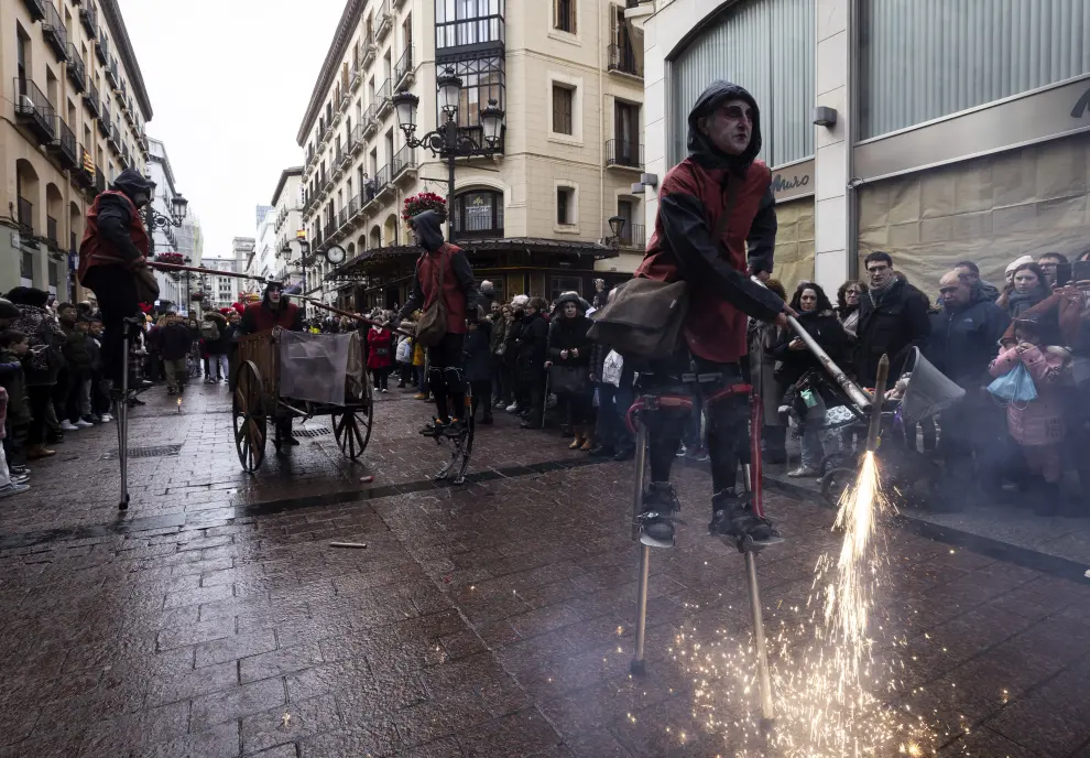 Zaragoza celebra el Año Nuevo Chino 2023 con un desfile y actuaciones de música y danza