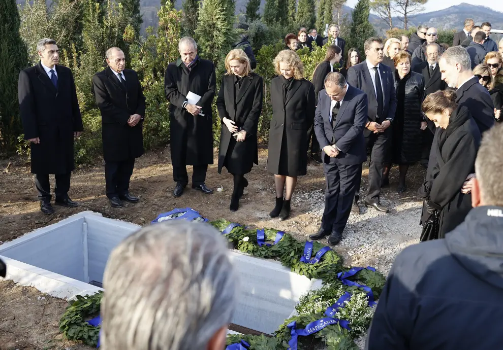 Funeral de Constantino de Grecia en Atenas