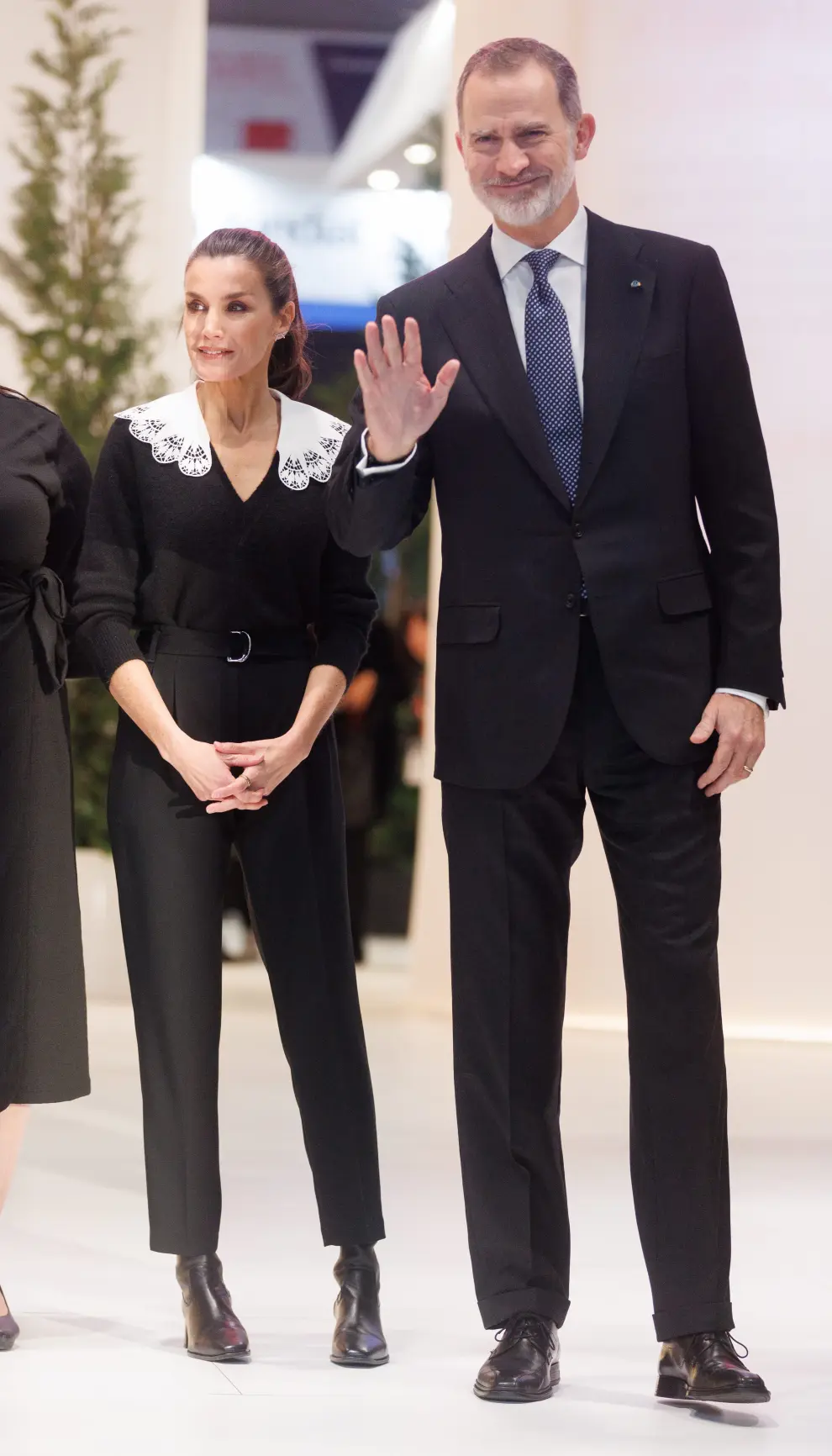 El Rey Felipe VI y Doña Letizia inauguran Fitur 2023.