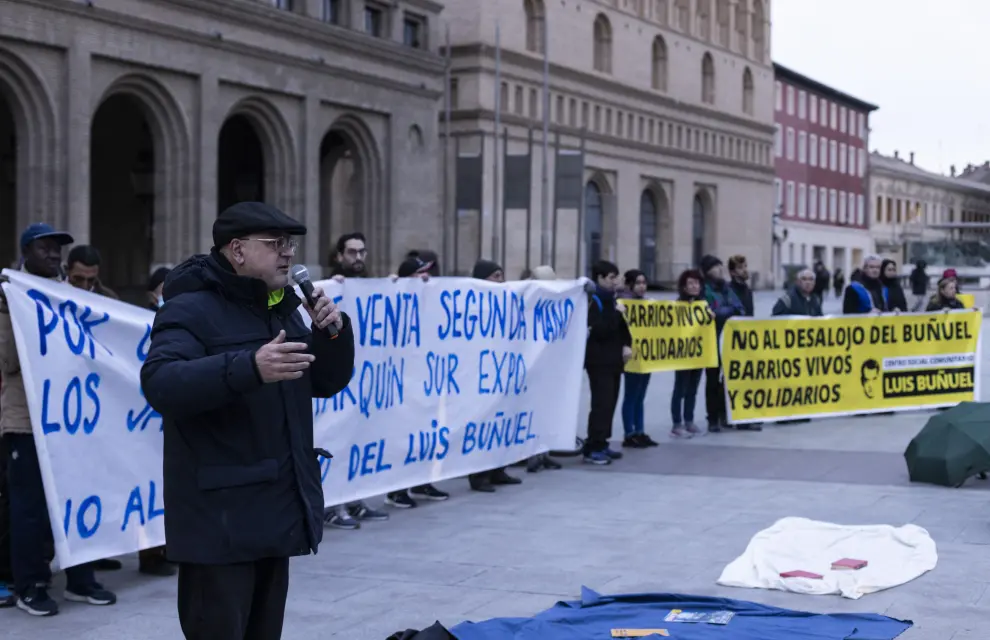 Protesta de los colectivos del Luis Buñuel