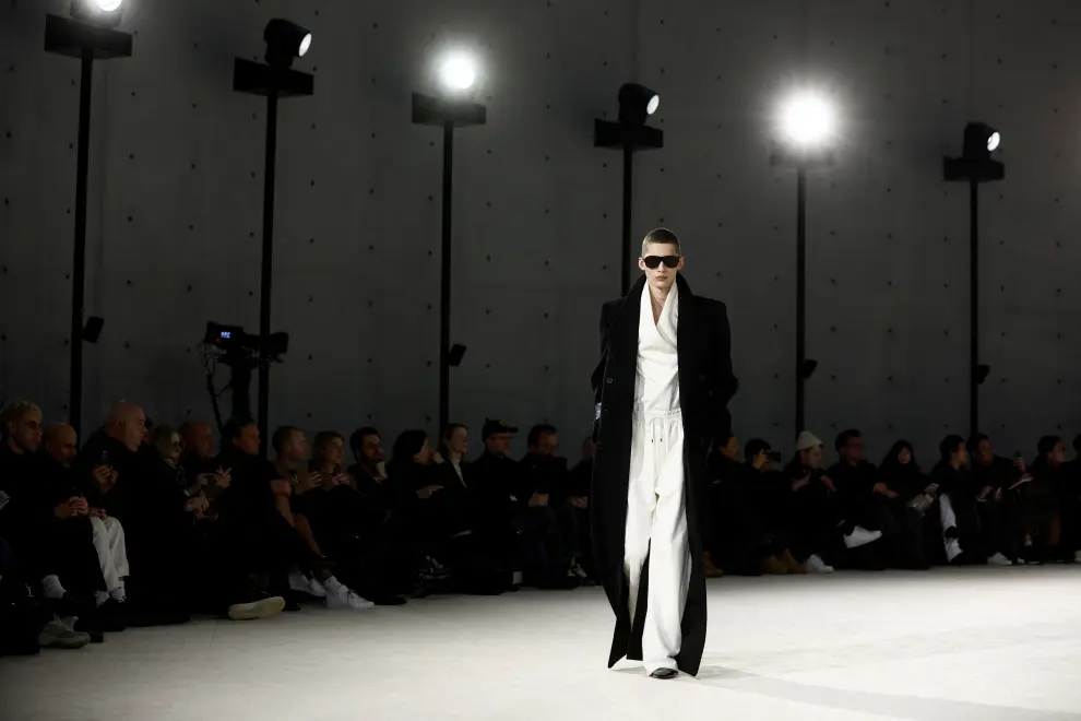 Saint Laurent collection show during Men's Fashion Week in Paris