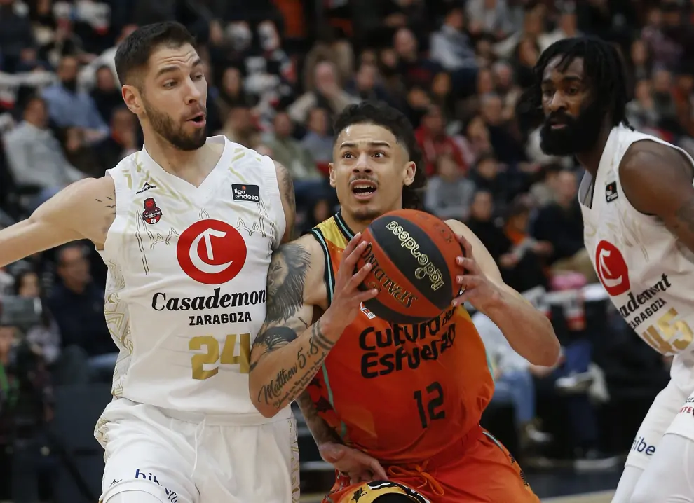 Foto del partido Valencia Basket-Casademont Zaragoza, de la Liga Endesa