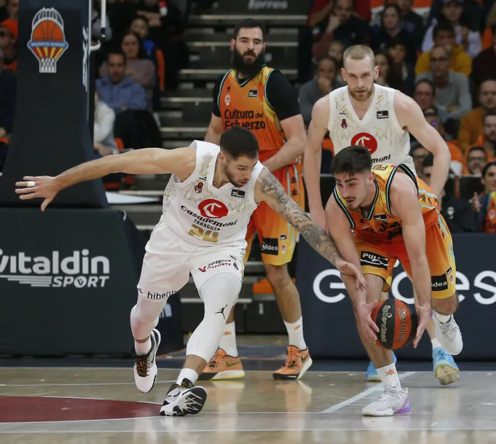 Foto del partido Valencia Basket-Casademont Zaragoza, de la Liga Endesa