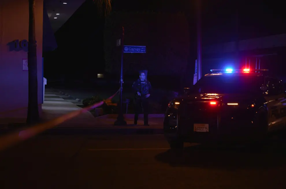 Respuesta policial a un tiroteo con múltiples víctimas en el área de Monterey Park de los Ángeles,