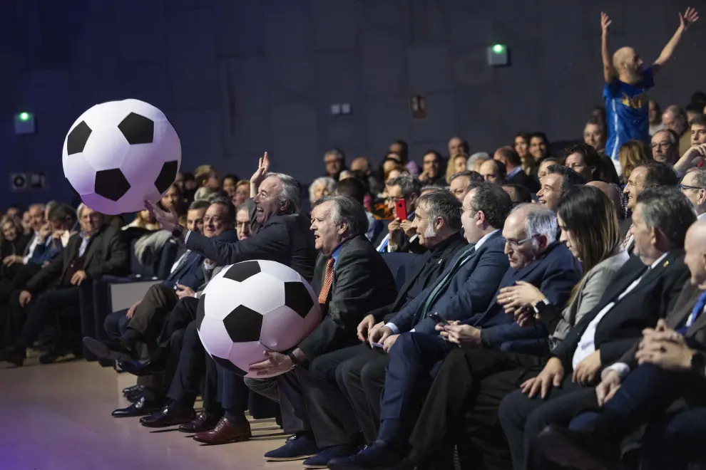 Gala de la Real Federación Aragonesa de Fútbol, en el Palacio de Congresos de Zaragoza