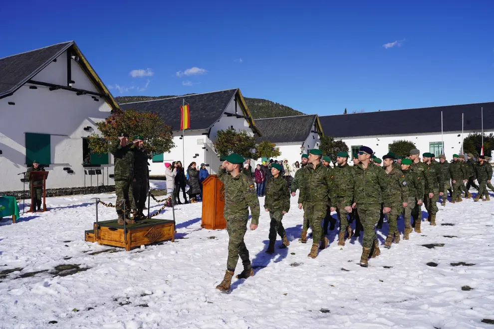 Campeonatos Nacionales Militares de esquí celebrados en Candanchú.
