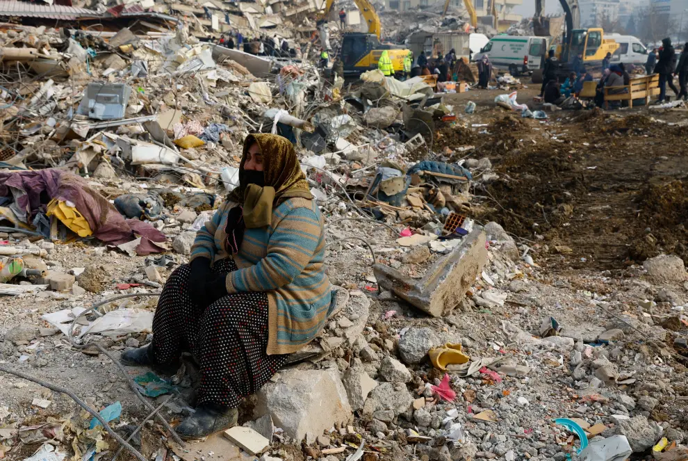 Vista de Kahramanmaras, Turquía, tras el terremoto.