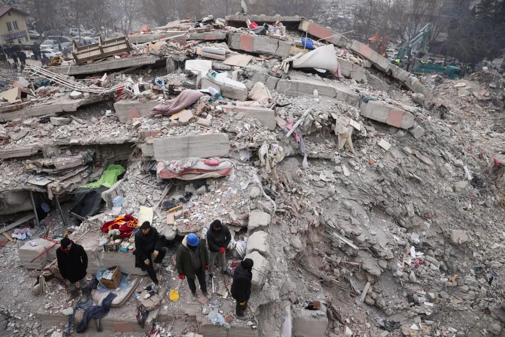 Vista de Kahramanmaras, Turquía, tras el terremoto.