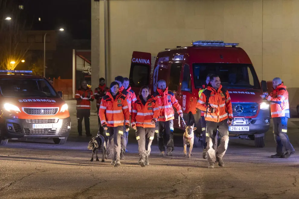 Los bomberos desplazados a Turquía regresan a Zaragoza.